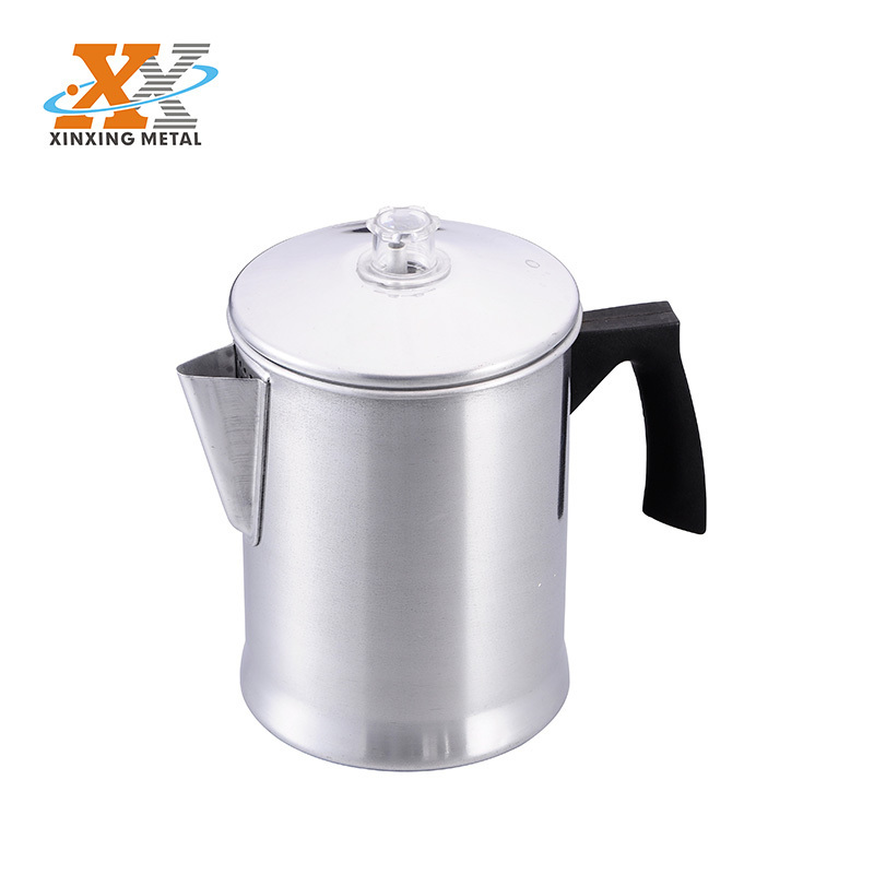 Tea Percolator Item 7Cups Portable Camping Aluminum Tea Percolator Coffee Pot