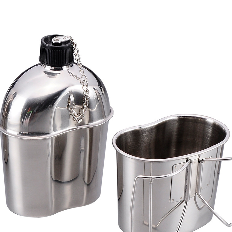 Hot Sale Water Kettle Stainless Steel Canteen Camping Canteen With Cup