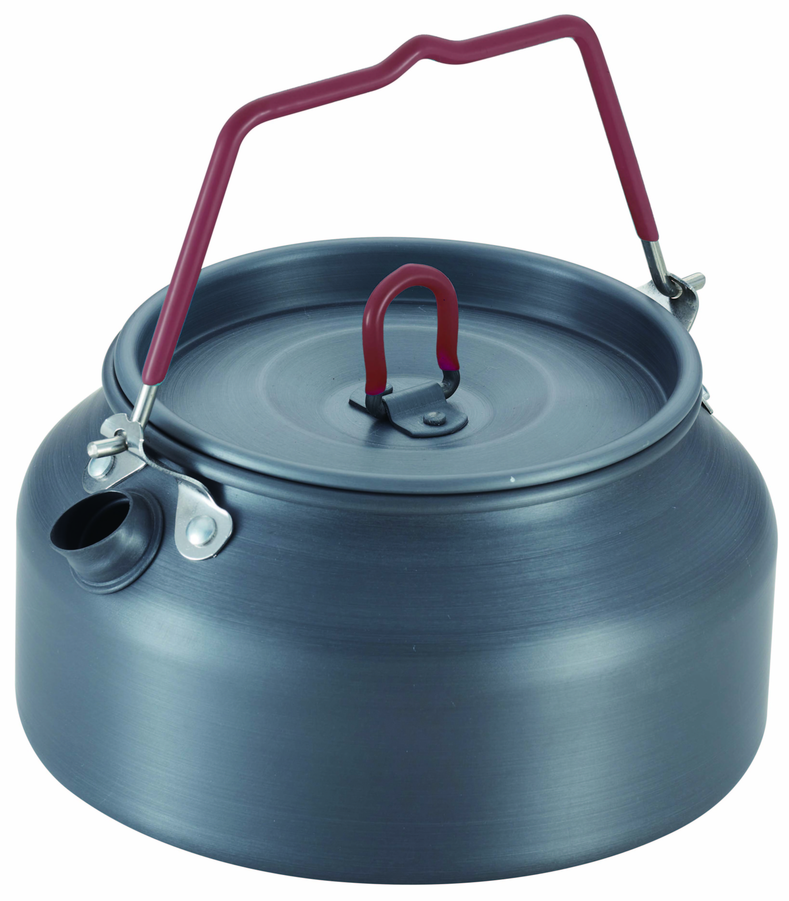 1L Aluminum Hard Anodized Outdoor Camping Cooking Foldable Water Tea Kettle Coffee Pot