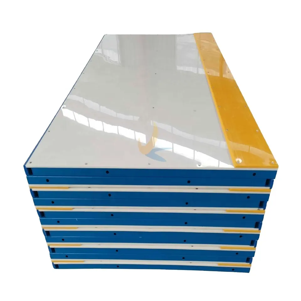 Removable Ice hockey rinks and arenas hdpe polyethylene dasher board system/ice hockey dasher board