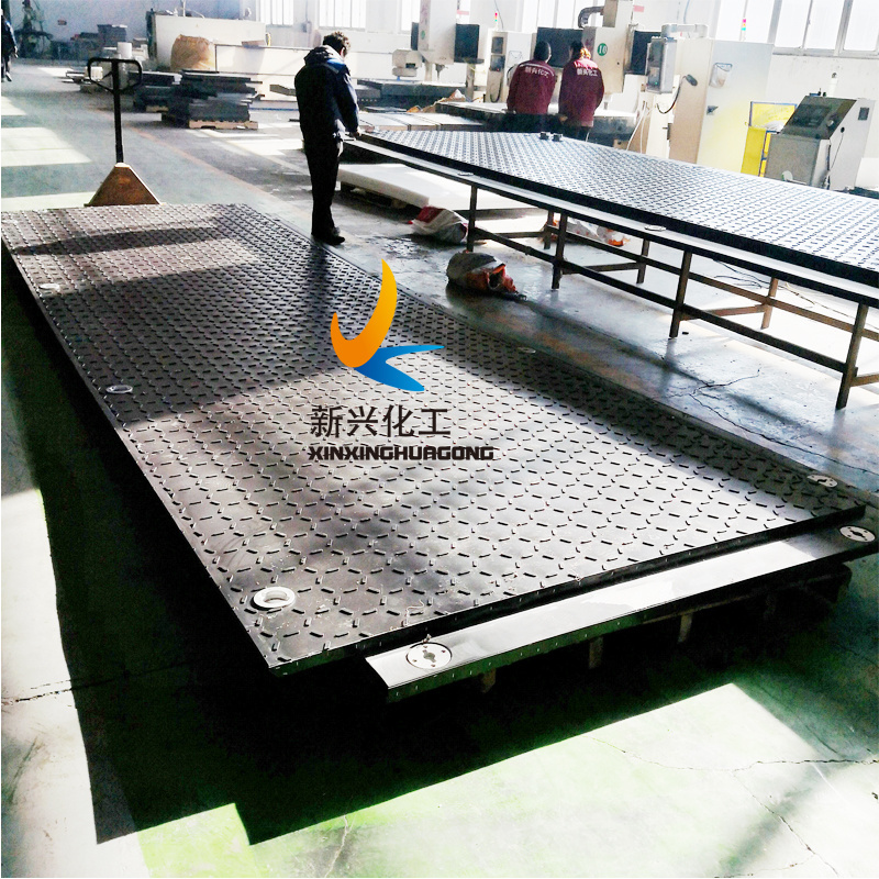 Interlocking Rig Mats drill sites work platforms hdpe plastic drilling rig mats dura base duradeck Access Mats