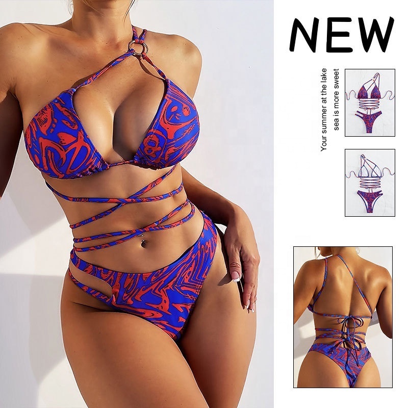 String Swimwear Women Swimsuit Push Up Triangle Bikini Thong Sexy Micro Biquini Beachwear Brazilian Swimsuit