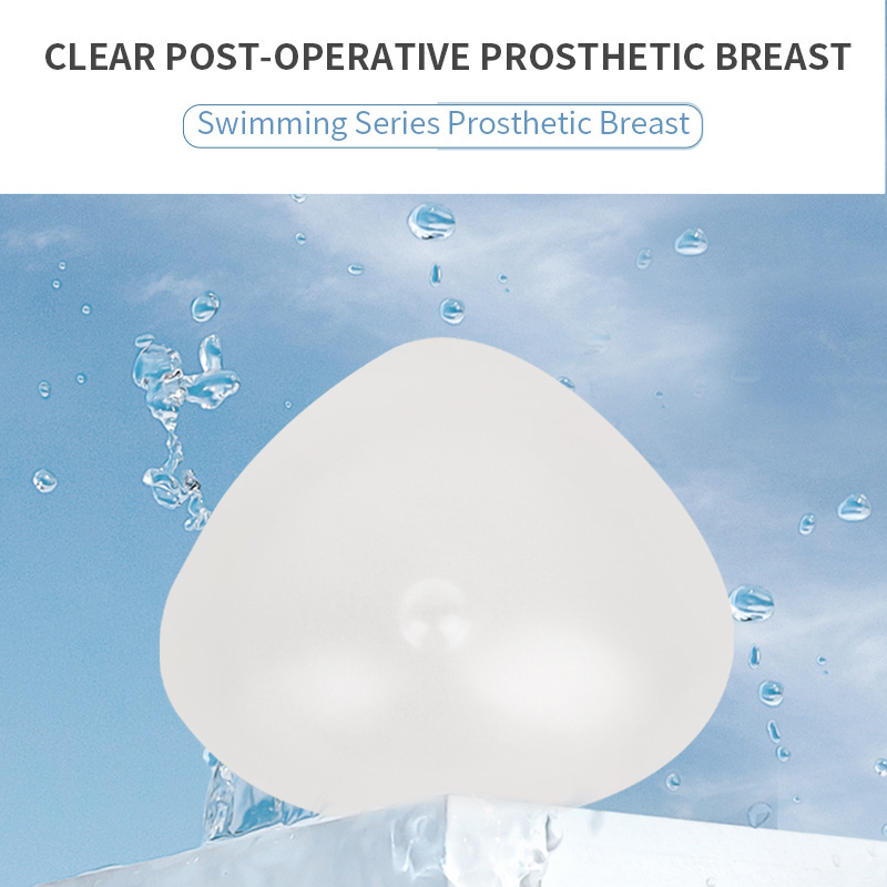 Silicone transparent Breast cancer Enhancer silicon breast forms Artificial boobs For Swimsuit