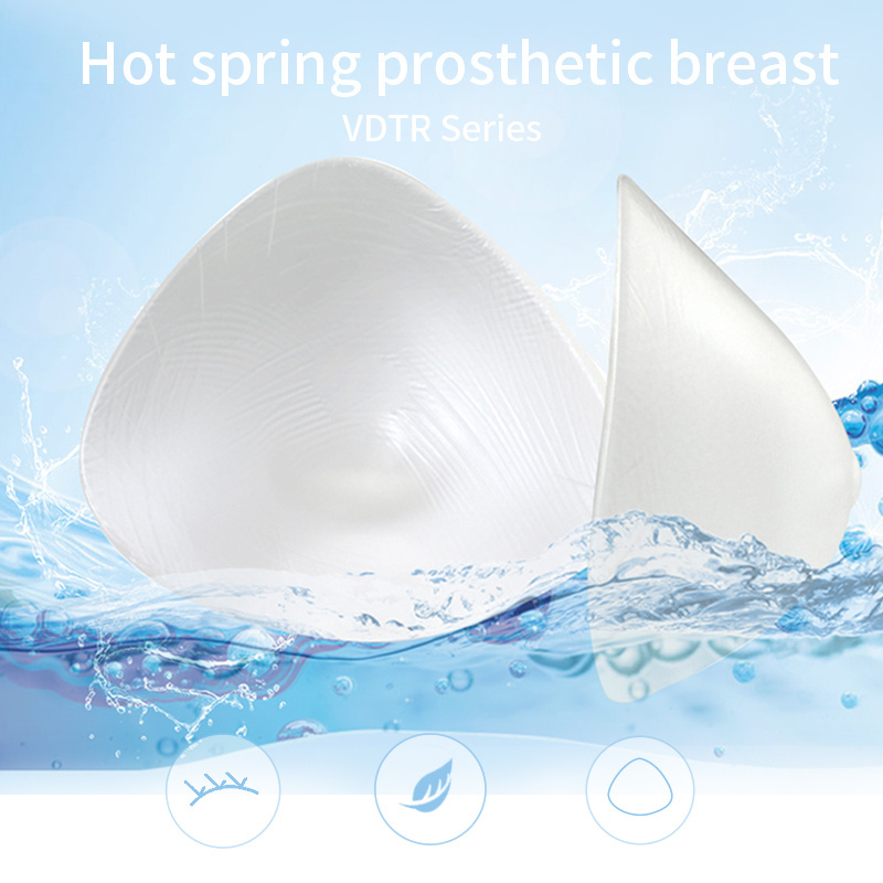 Silicone transparent Breast cancer Enhancer silicon breast forms Artificial boobs For Swimsuit