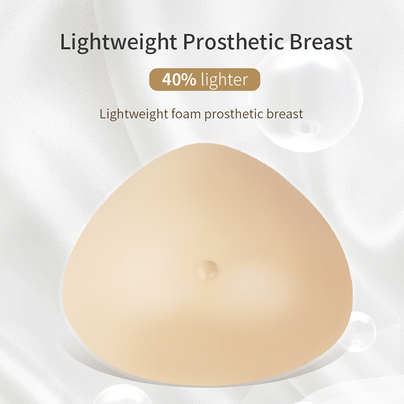 Triangular Shape Silicone Prosthesis Light Weight Backside Deep Concave for Breast Cancer Women Mastectomy 100-400g/pc