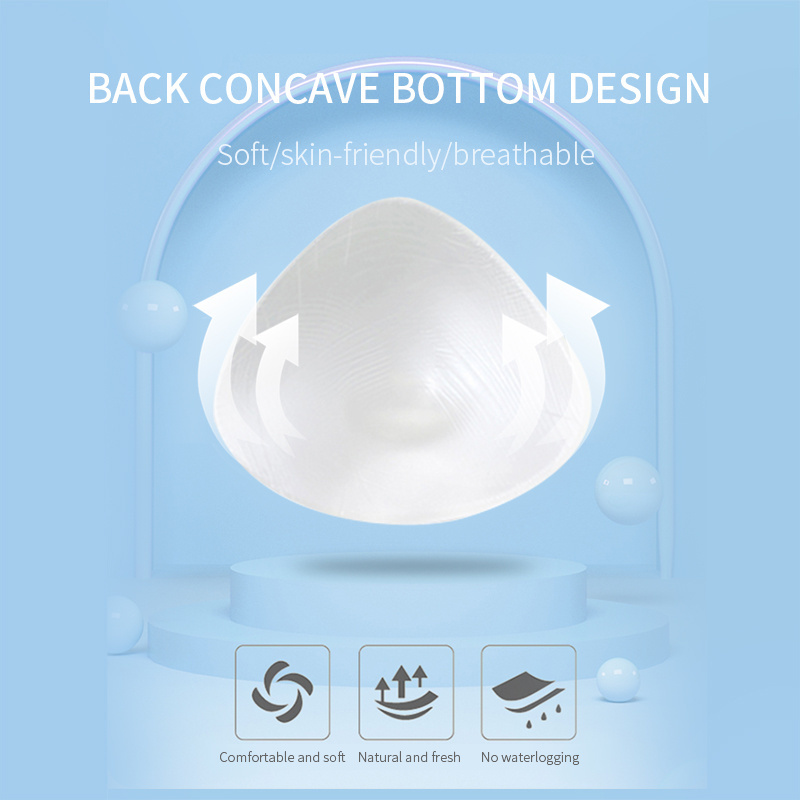 Silicone transparent Breast cancer Enhancer silicon breast forms Artificial boobs For Swimsuit