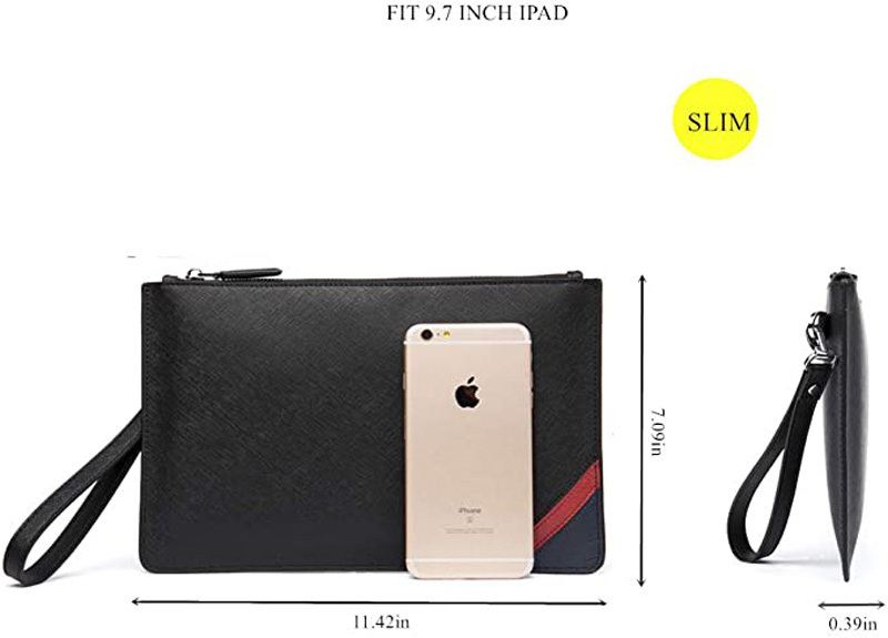 Hot selling Ladies mobile wallet pu leather black stones clutch bag woman purse