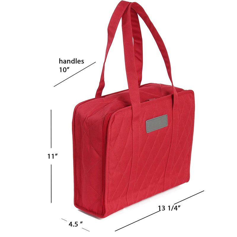 High quality sewing kit storage bag Portable home accessories organizers for sewing Multi Functional red storage bag