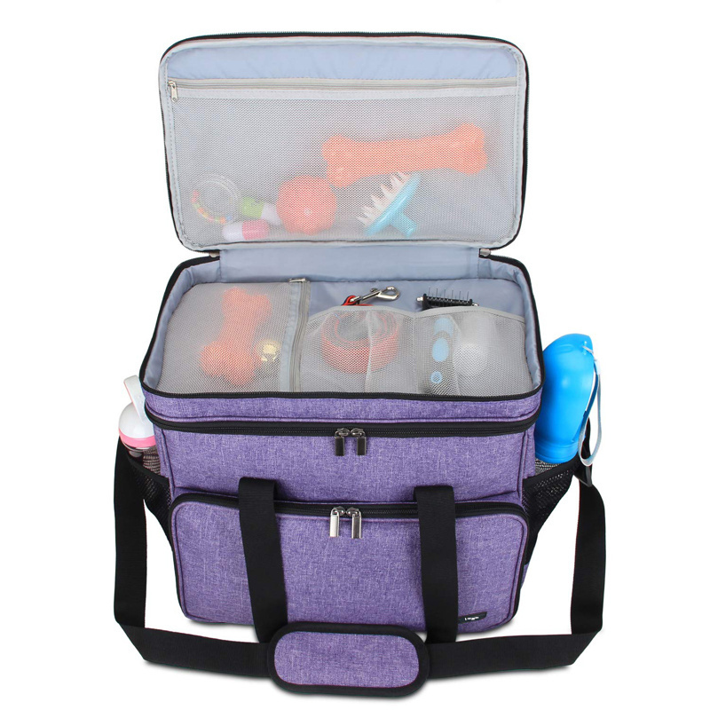 High quality dog travel bag dog food bag pet supplies weekend toto organizer