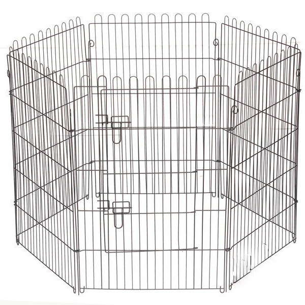 Portable Pet Playpen Large 6 Panels 8 Panels Dog Cat Guinea Pig Rabbit Cage Fence Yard