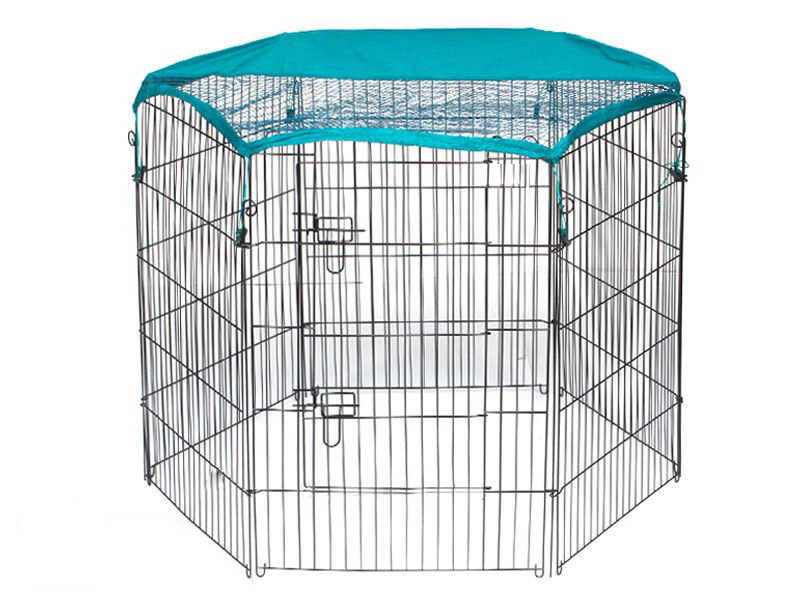 Portable Pet Playpen Large 6 Panels 8 Panels Dog Cat Guinea Pig Rabbit Cage Fence Yard