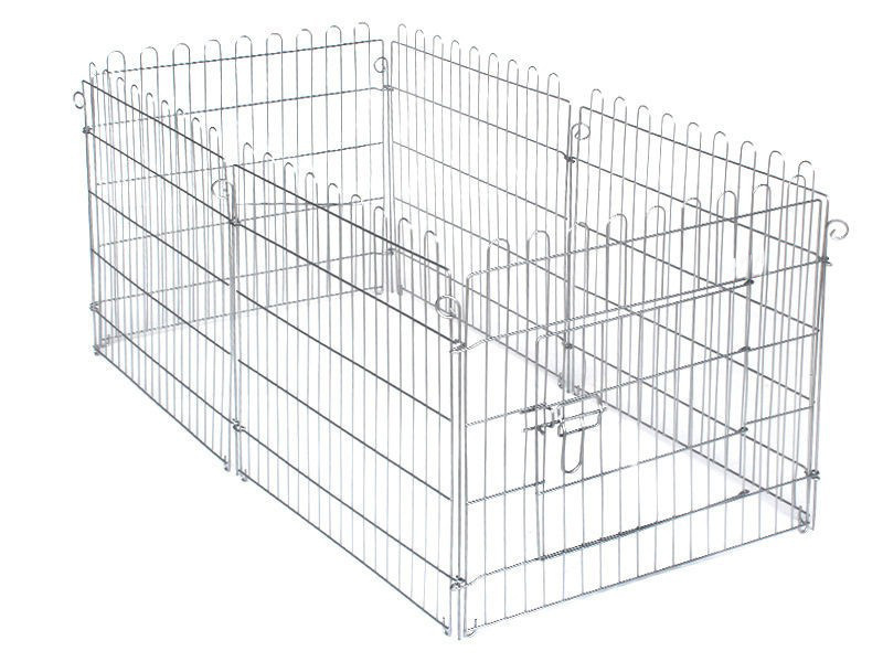 Portable Pet Playpen Large 6 Panels 8 Panels Dog Cat Guinea Pig Rabbit Cage Fence Yard