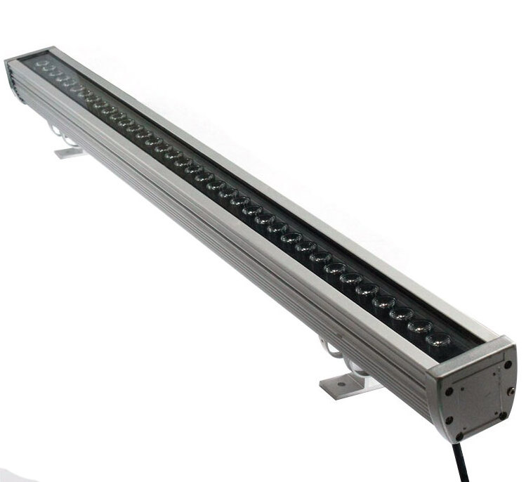 Outdoor Led Narrow Beam Ip65 Facade Strip 24w Waterproof High Rise Build Linear Bar 110v Aluminum Profil Wall Washer Light