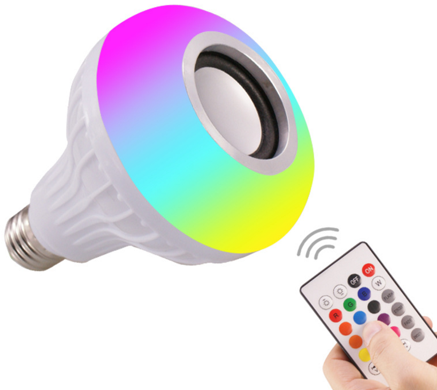 Wireless Speaker RGB Bulb E27 LED Lamp Smart LED Music Bulb