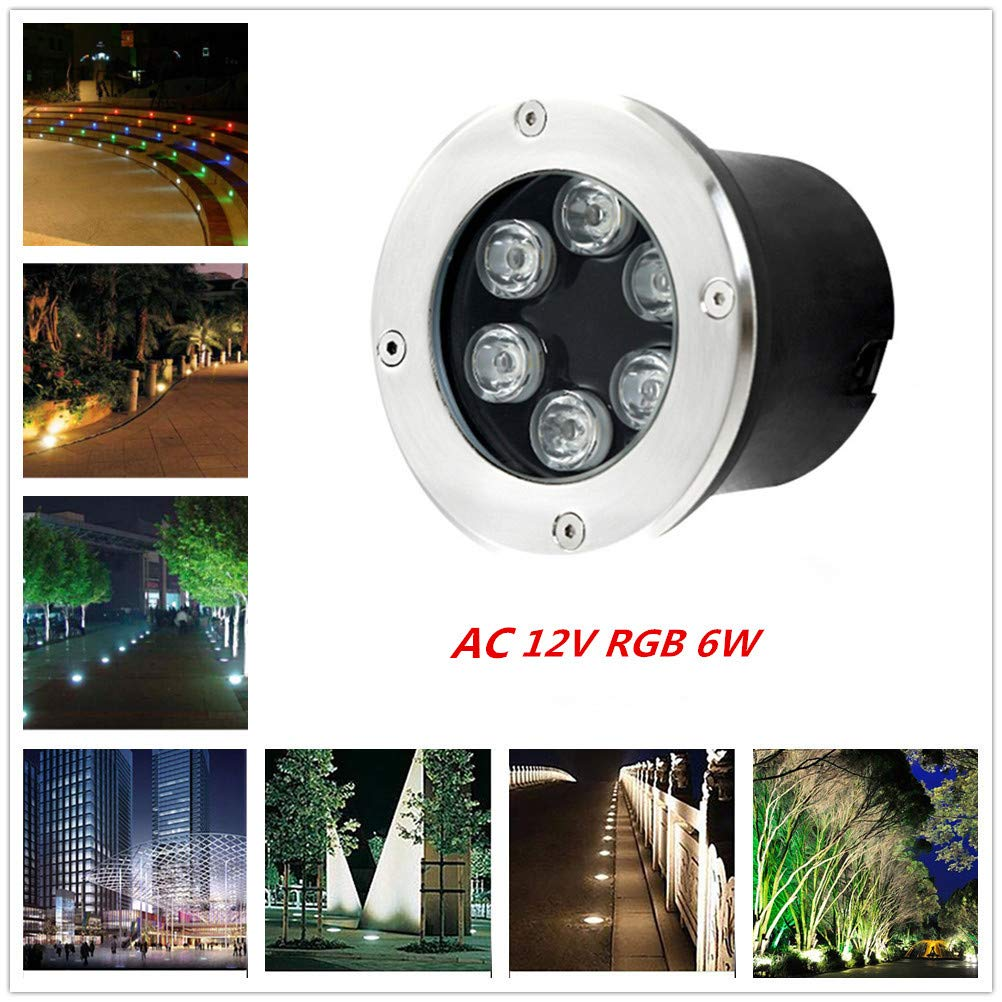 Underground 6W Inground Recessed Decorative 12W Outdoor Floor Lamp Rgb Led Ground Light