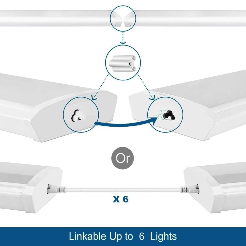 ETL 2ft 4ft  linkable LED Wraparound fixture Home Lighting Profile Commercial Linear Led Ceiling Lights LED Wraparound light