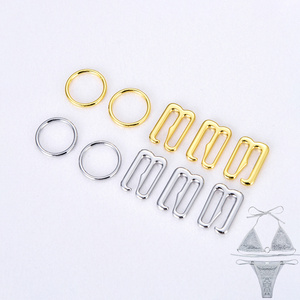 Bra Alloy Adjustment Bra Rings Sliders Strap Hooks O 8 9 Shape Underwear Accessories Bra Buckles