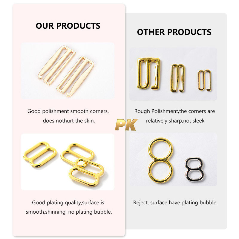 Bra Alloy Adjustment Bra Rings Sliders Strap Hooks O 8 9 Shape Underwear Accessories Bra Buckles