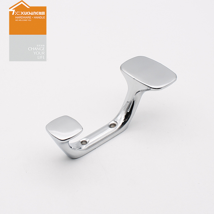 Modern Decorative Metal  Black Single Bathroom Rail Hook Towel Hanger Single Wall Mount Clothes Coat Hooks