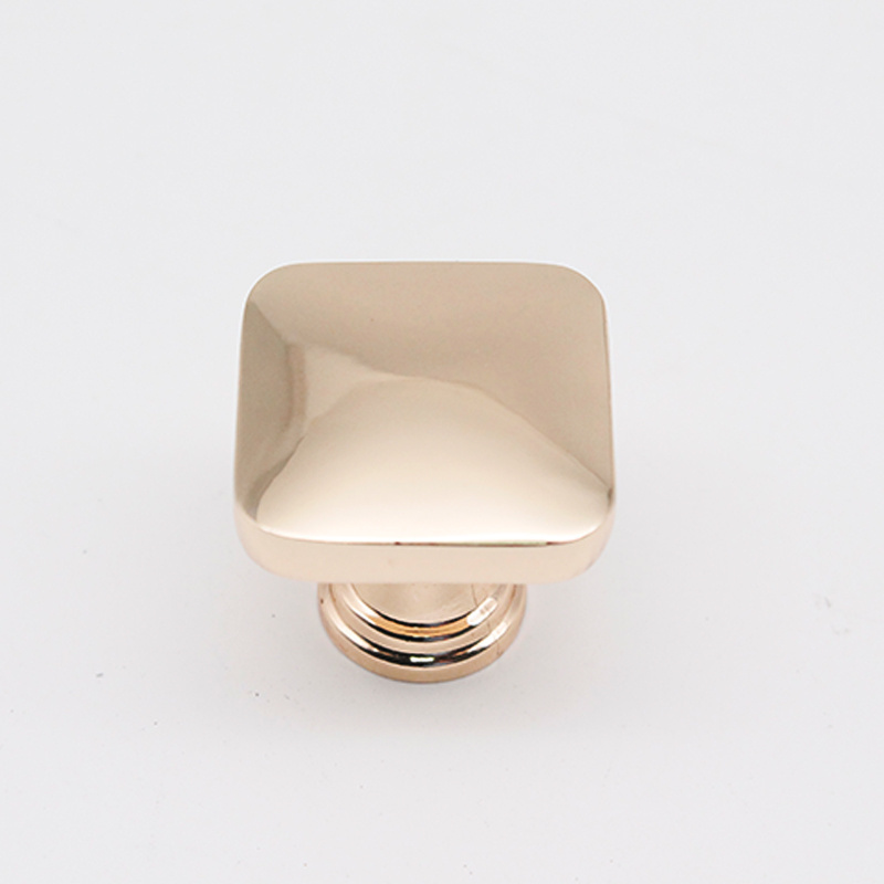 Square Furniture Cabinet Drawer knobs Zinc Alloy Handle Knobs