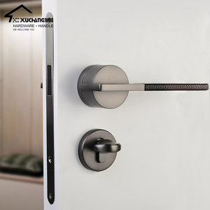 Modern Style Metal designer pull handle gold color luxury security door mortise handle lock key door handle