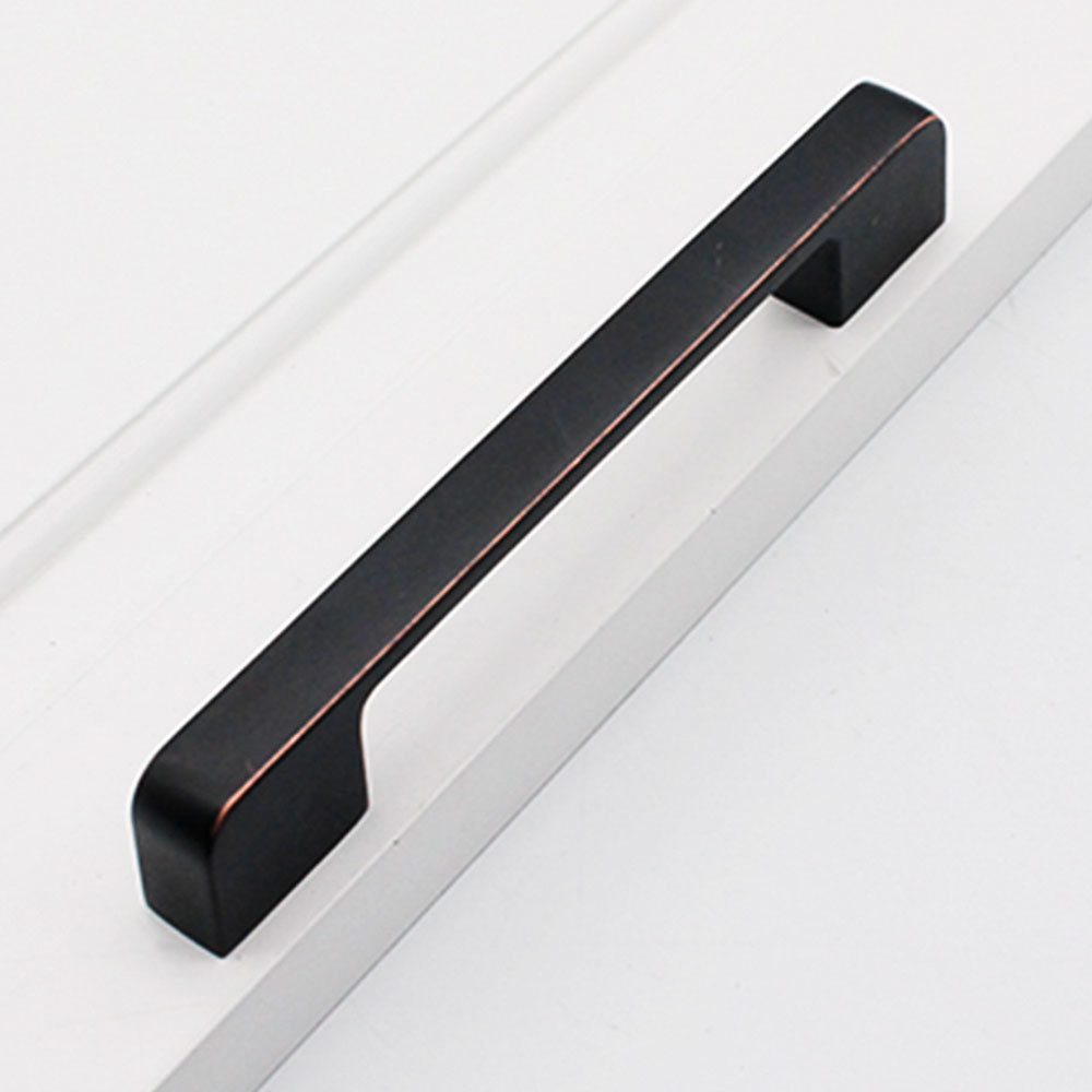 America Style Oil Rubbed Bronze 320mm Cabinet Handle Black Hardware Accessories Drawer Long Pull Handle