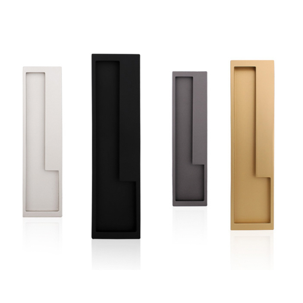 Modern Simple Sliding Door Handle, Invisible Folding Door Cabinet Concealed Embedded Barn Door Hidden Pull//