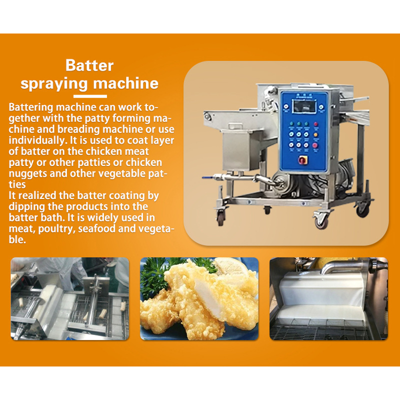 TCA full automatic chicken nuggets forming machine / burger making machine production line