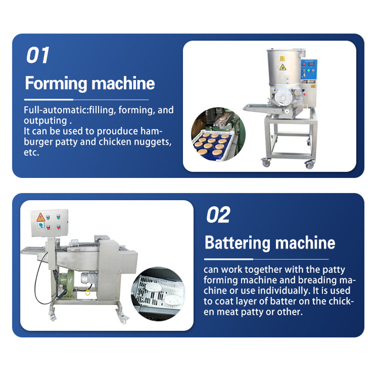 XXD High-efficiency and low-cost customized commercial burger king machine burger patties equipment