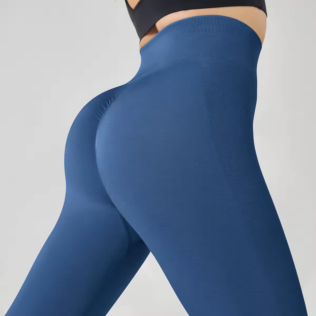 Wholesale Custom Logo Yoga Pants Camel Toe Hip Lifting Elastic Leggings Solid Color Woman Yoga Pants