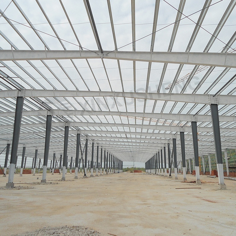 Metal Prefab Sheds Factory Price Prefabricated Wide Span Steel Structure Workshop