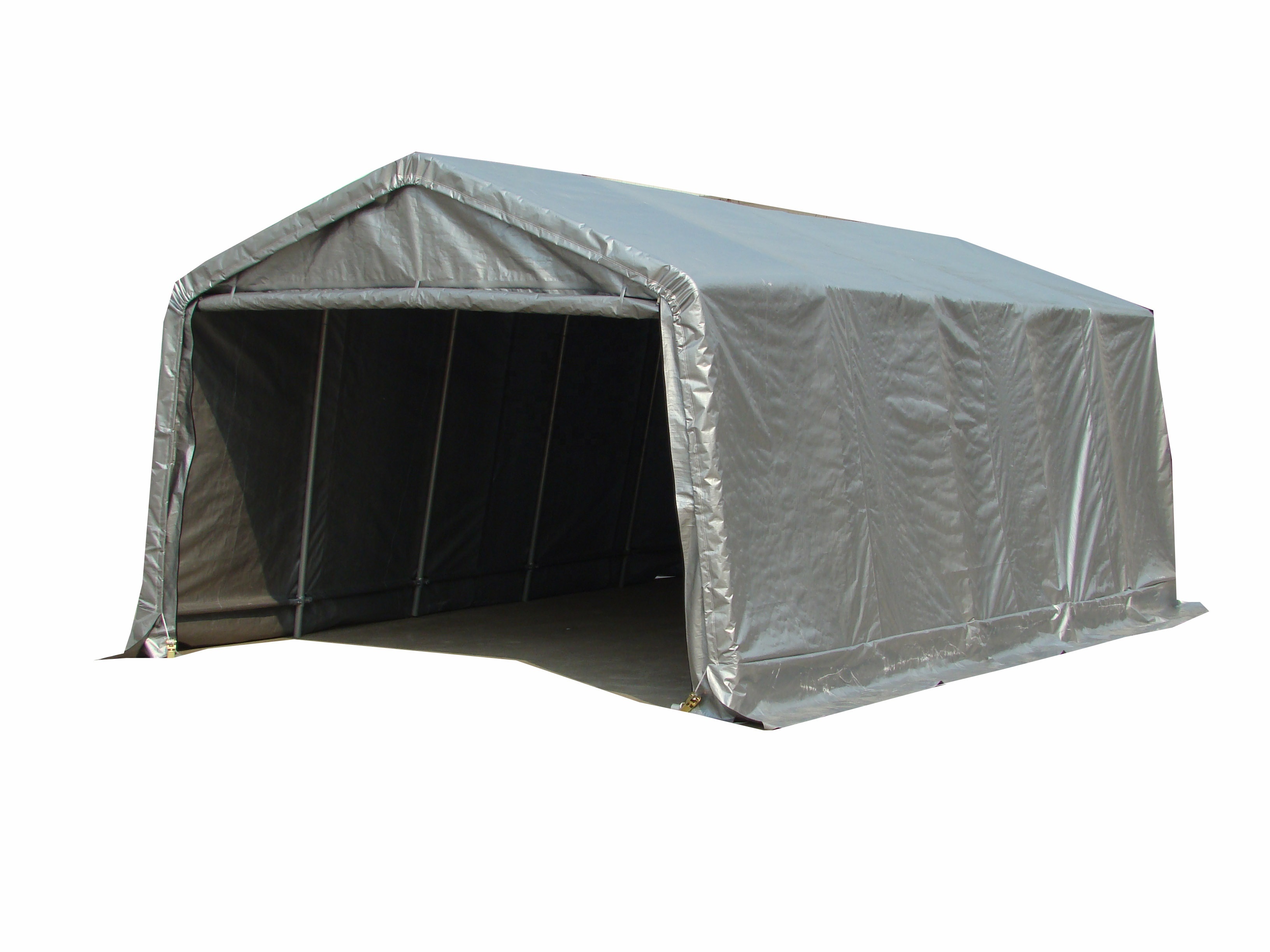 10 x 20 ft Heavy Duty Domain Carport Portable Enclosed Car Canopy Outdoor Instant Garage Tent with Sidewalls for Auto and Boat