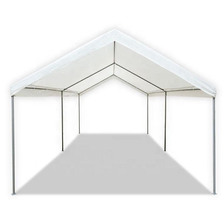 Strong 10'x20' Carport  Canopy Cover for Tent Top Garage Shelter with 6 Legs