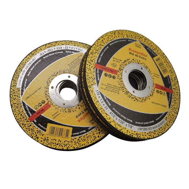 4.5 inch 115X1.0X22mm resin bonded metal cutting disc cutting wheel