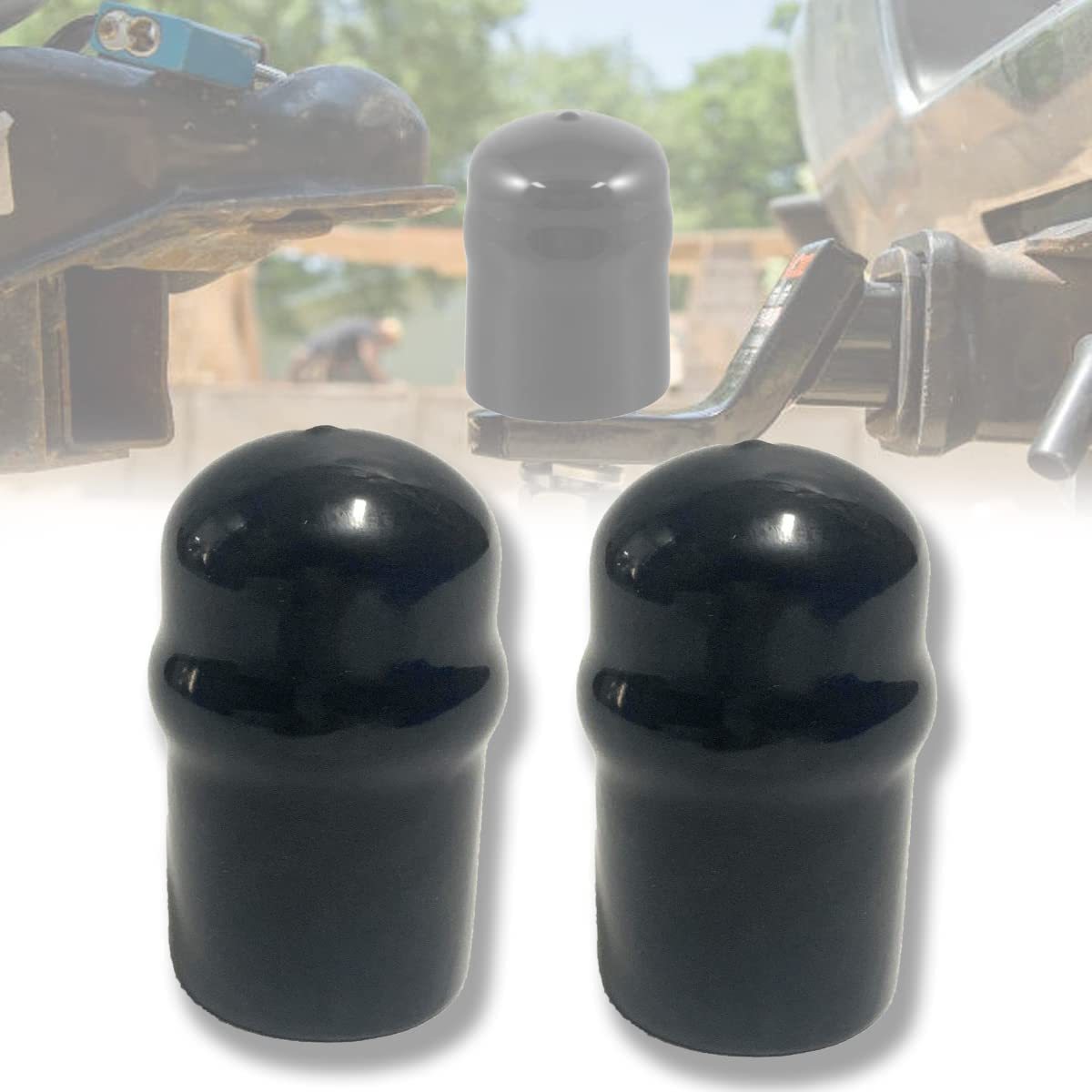 Trailer Hitch Ball Cover - Waterproof Towball Protector Cap 2 5/16