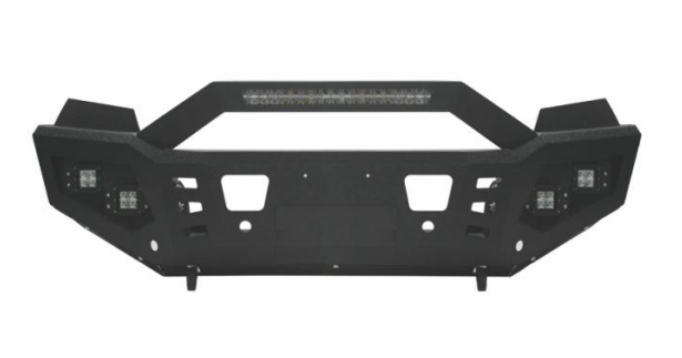 Front Bumper Compatible with 1998-2011  Ranger W/Winch Plate Bull Bar D-Ring Mounts