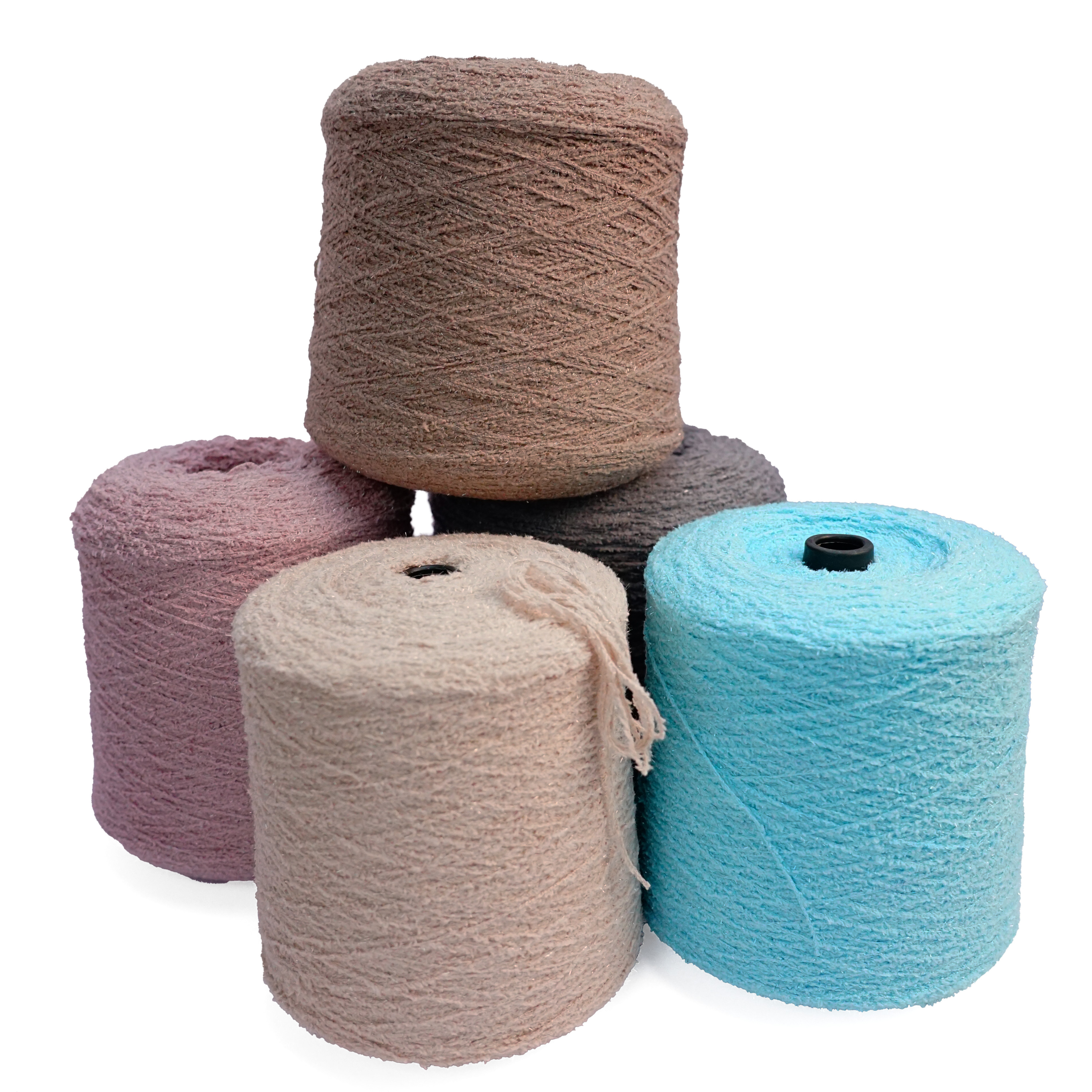 Knitting yarn soft velvet fleece for crochet thread bead thread 100%polyester Hand Knitting for hoodie Glitter Yarn