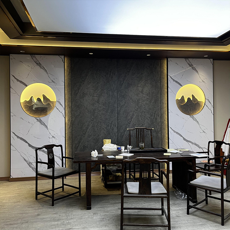 hd printed bamboo charcoal wood veneer marble wpc wall panels metal bamboo charcoal veneer