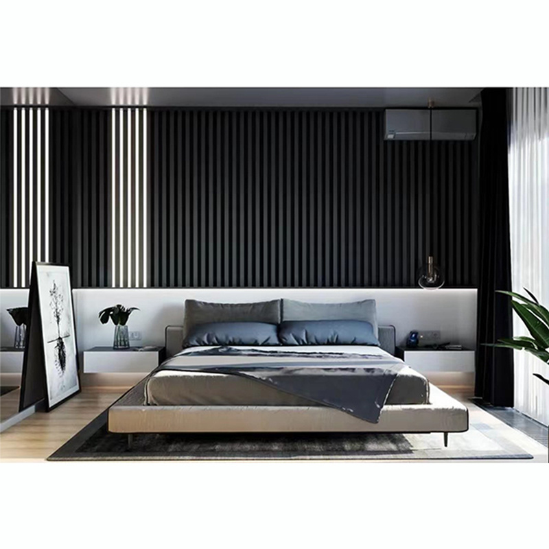 linyi low price reasonable price luxury designs textured covering paneling cladding sheet wooden grain pvc wpc wall panel white