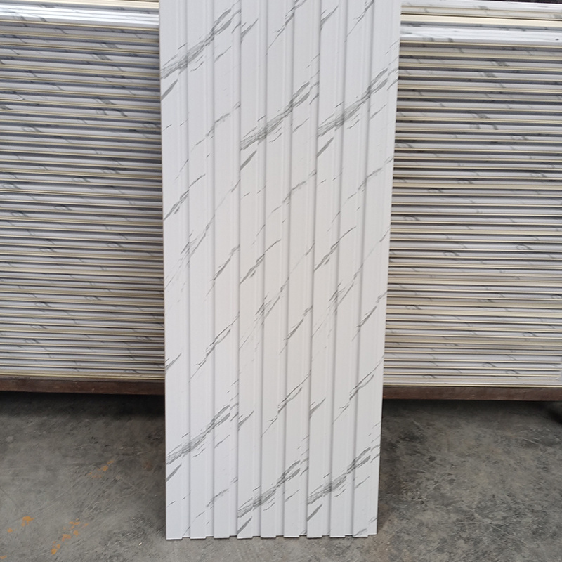 low price reasonable price interior decorative board fluted 3d cladding slat pvc marble wpc wall paneling