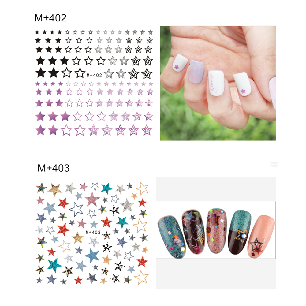 M+ Series Cartoon Children Kid Water Transfer Nail Decal Flower Design Nail Art Stickers Decals For Nail Tips Decoration Tool