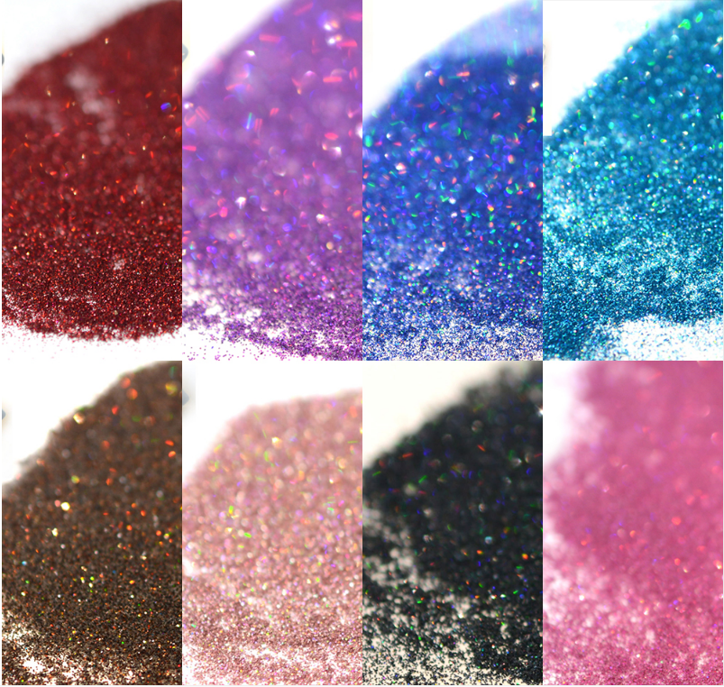 Shiny Laser Holographic Nail Glitter Dust Powder for Nail Art DIY UV Gel Polish Nail Tip Decor Glitter Craft