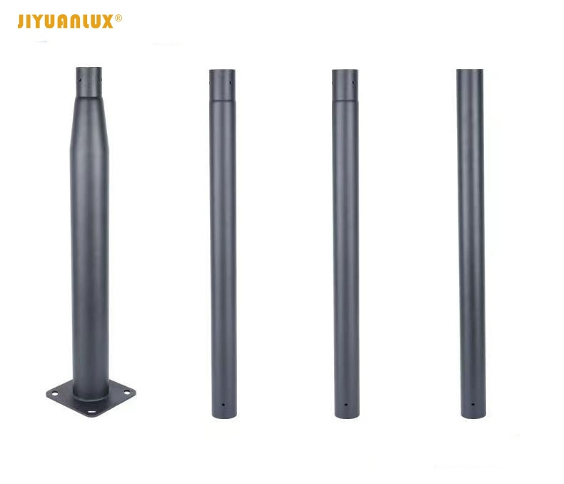 Hot Sale 2.5m 3m 3.5m 4m 5m 6m Q235 Steel Split Light Pole with Anchor for Outdoor Lamp Post Street Light