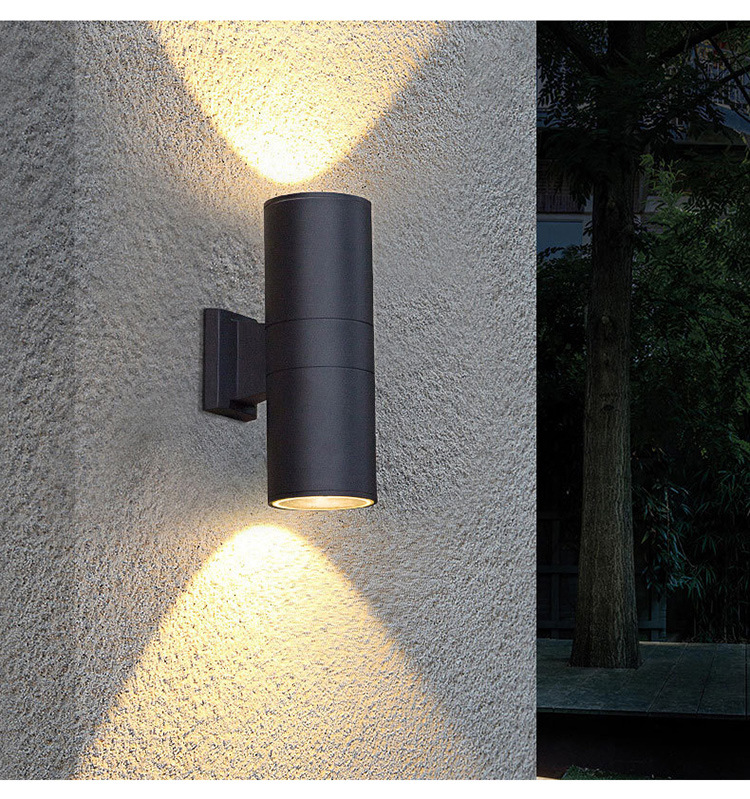 LED Wall Light IP65 Outdoor Up Down Luminous Waterproof Gate Fence Lamp Indoor Simple Fashionable Wall Lamp For Bedroom Corridor