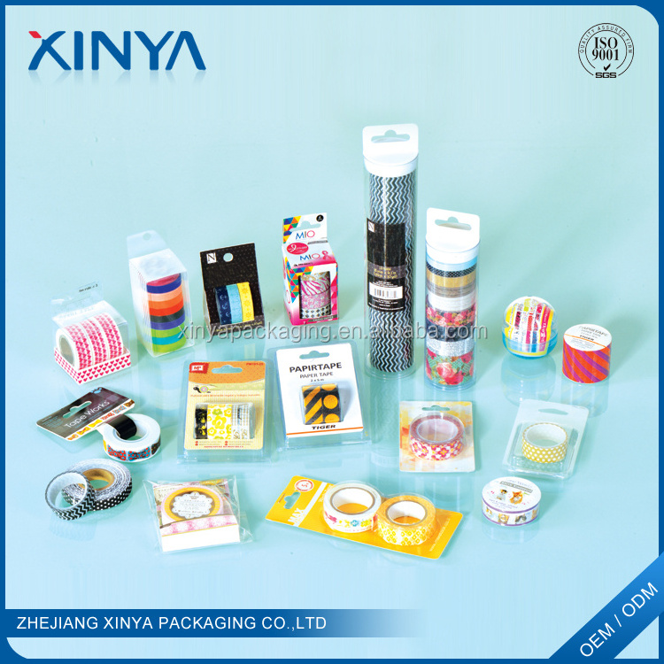 XINYA Promotional Gift Custom Printed Coloring Self Adhesive Kraft Paper Gummed Tape For Scrapbook