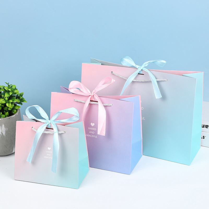 Luxury Custom Printing Wedding Shopping Perfume Clothing Jewelry Packaging Bag Small Paper Gift Bag With Your Own Logo