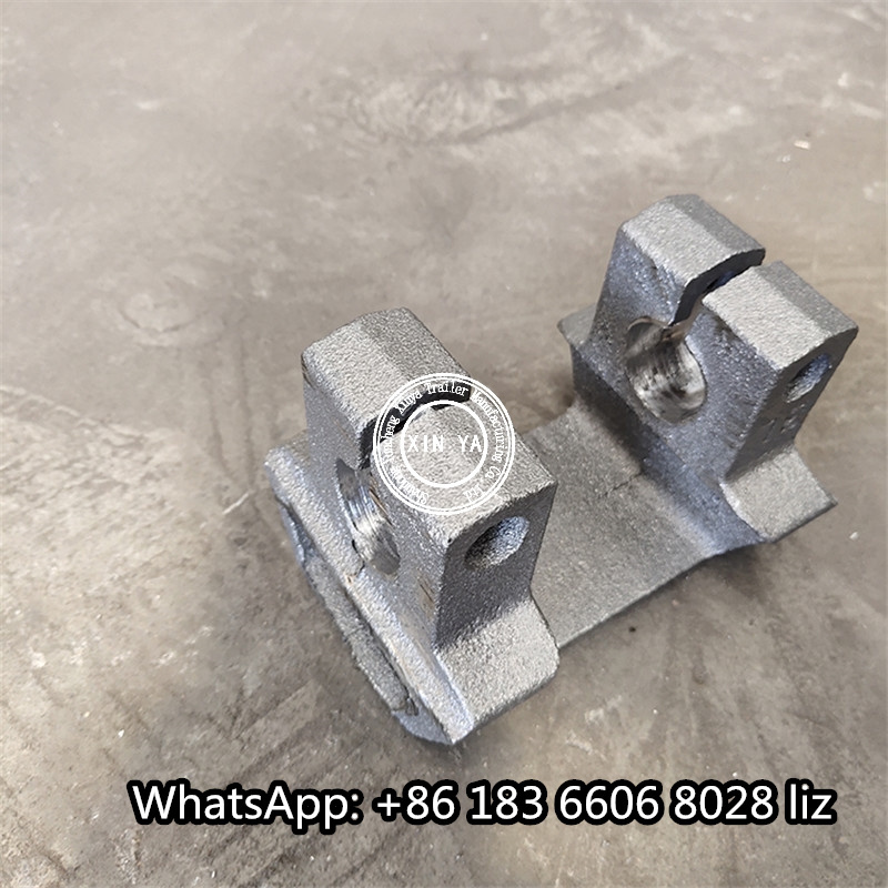 casting steel lower axle seat for 16 BPW L1 HJ type tri-axle under/over slung mechanical suspension trailer parts use