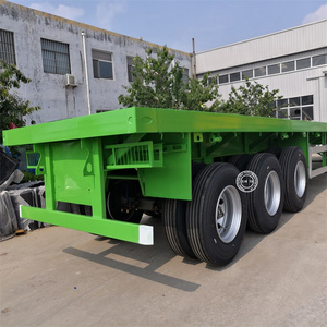 hot sale container chassis 40 feet flatbed truck trailer