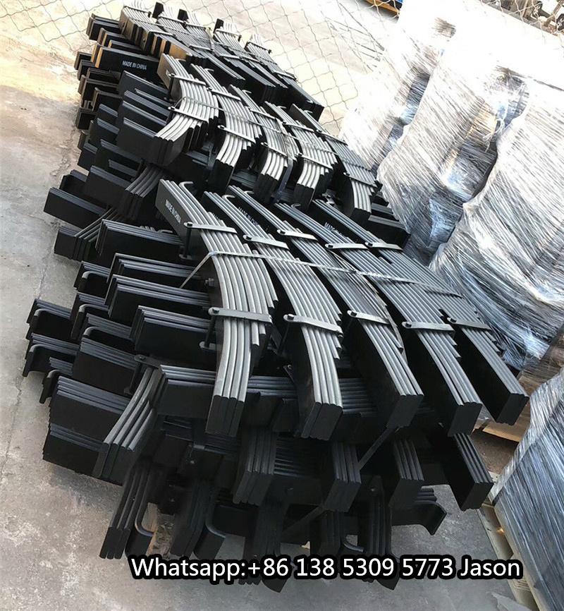 53-foot trailer with 3 leaf springs scrap leaf springs rear leaf springs