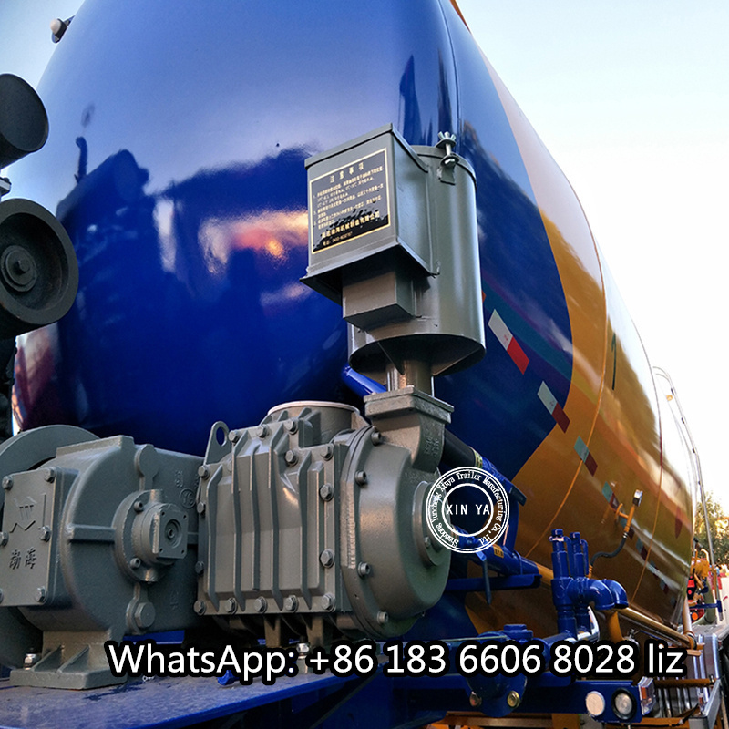 UAE 60ton 65ton air compressor cement bulker